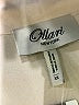 Ollari 100% Viscose Color Block Tan Ivory 3/4 Sleeve Blouse Size XS - photo 7