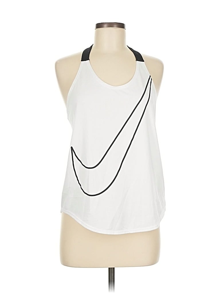 Pre-owned Nike Active Tank Top In White