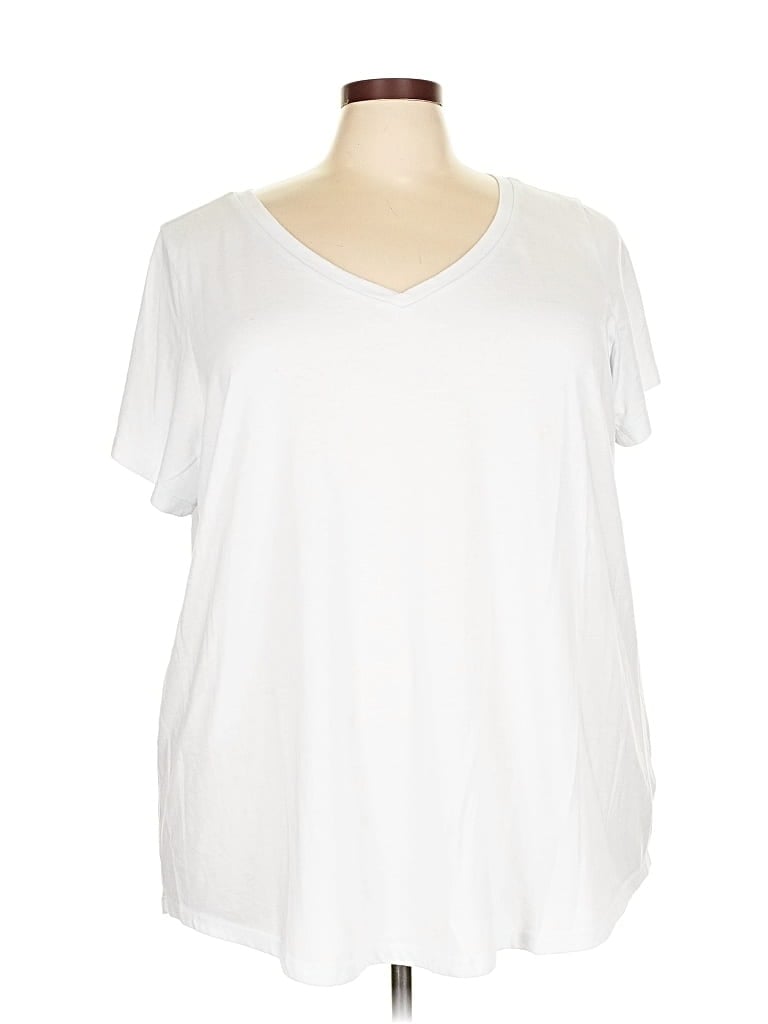 Pre-owned Torrid Short Sleeve T-shirt In White