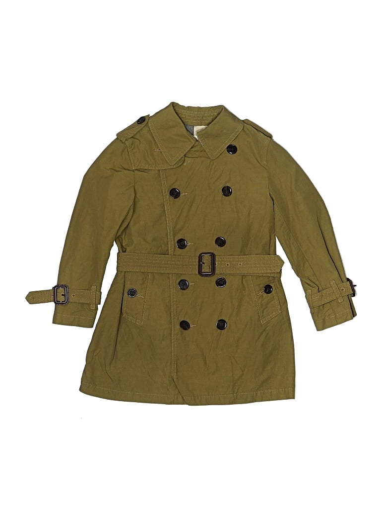 Pre-owned Burberry Kids' Trenchcoat In Green