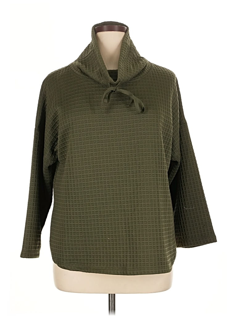 Max Studio Turtleneck Sweater In Green