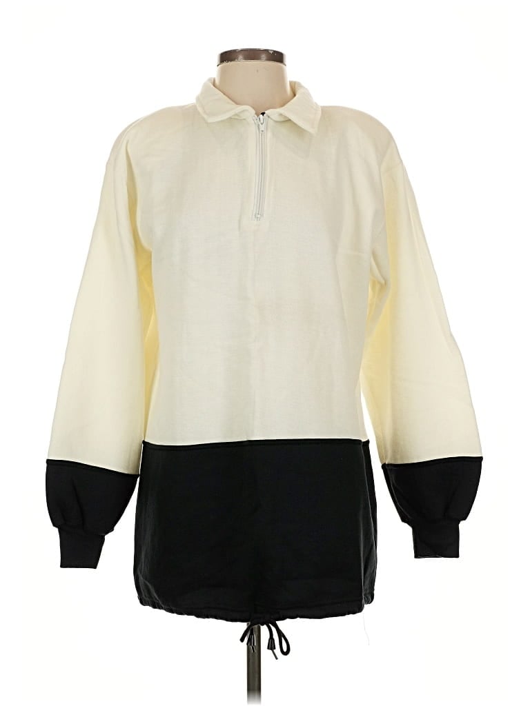 Pre-owned Assorted Brands Pullover Sweater In White