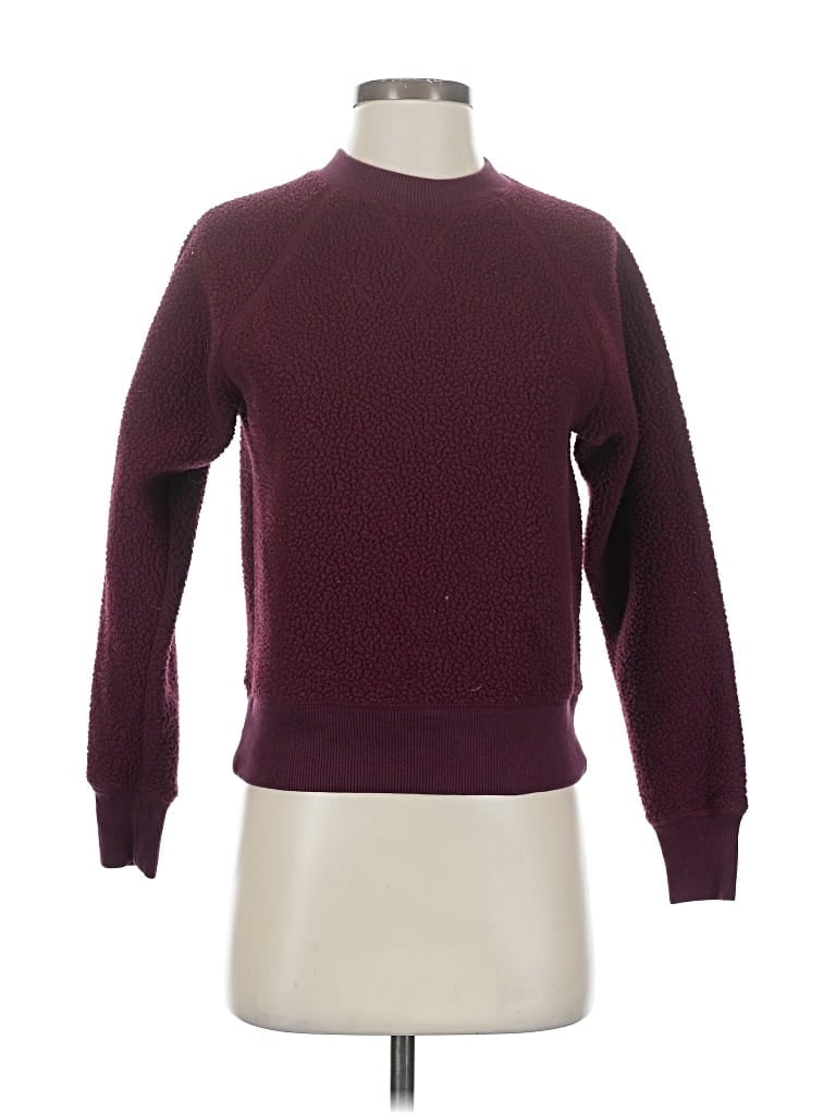 Pre-owned Everlane Pullover Sweater In Burgundy