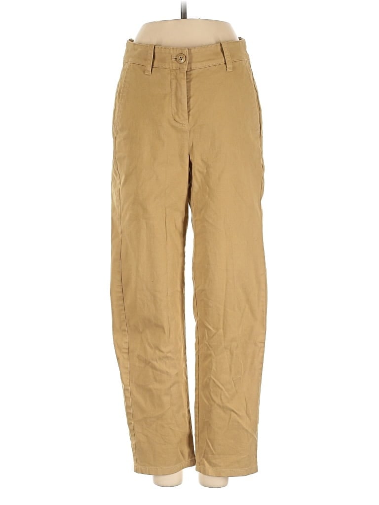 Pre-owned J.crew 365 Khaki Pant In Brown