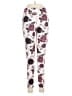 Amelia Rose Floral White Casual Pants One size - photo 1