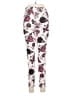 Amelia Rose Floral White Casual Pants One size - photo 2