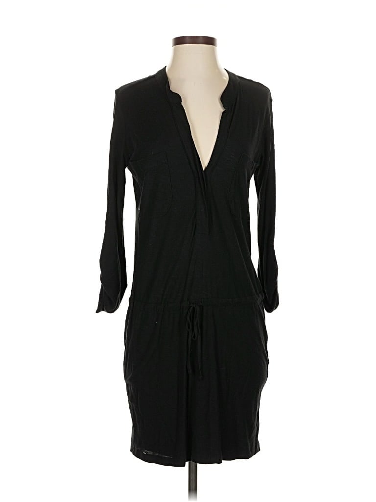 Pre-owned James Perse Casual Dress In Black