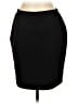 Dots Solid Black Casual Skirt Size L - photo 2