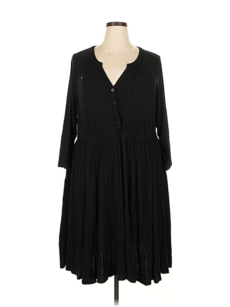 Pre-owned Torrid Casual Dress In Black