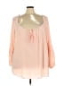 Single Los Angeles 100% Polyester Pink 3/4 Sleeve Blouse Size 2X - photo 1