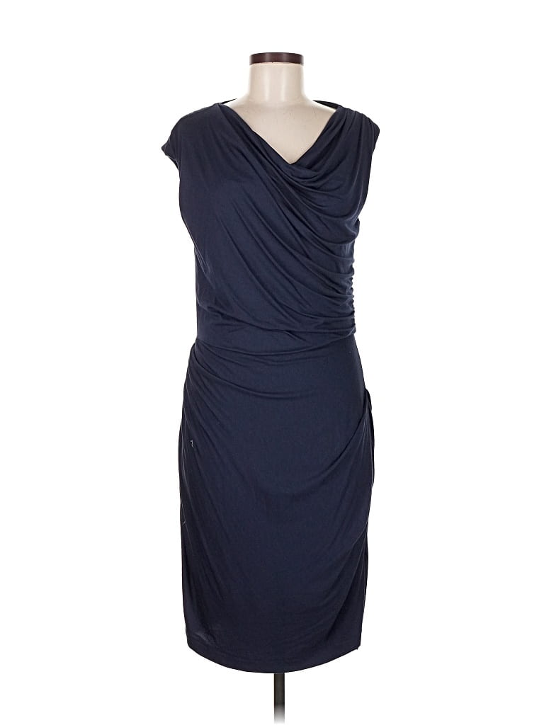 Pre-owned Bordeaux Cocktail Dress In Blue