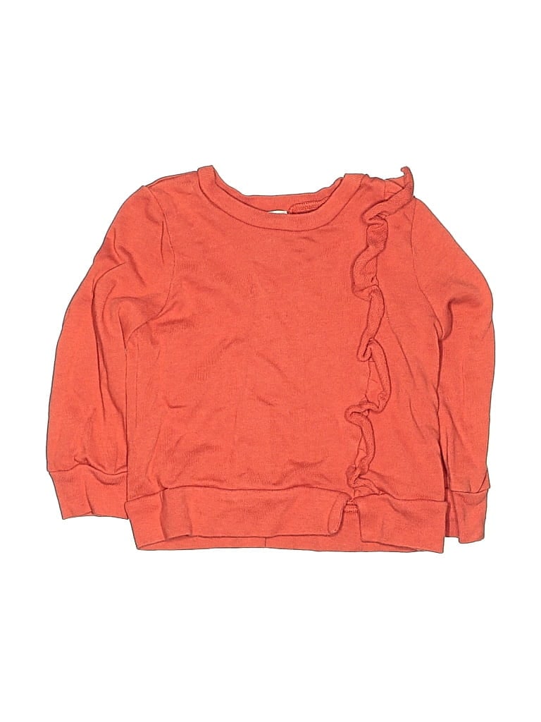 Pre-owned Splendid Kids' Sweatshirt In Orange