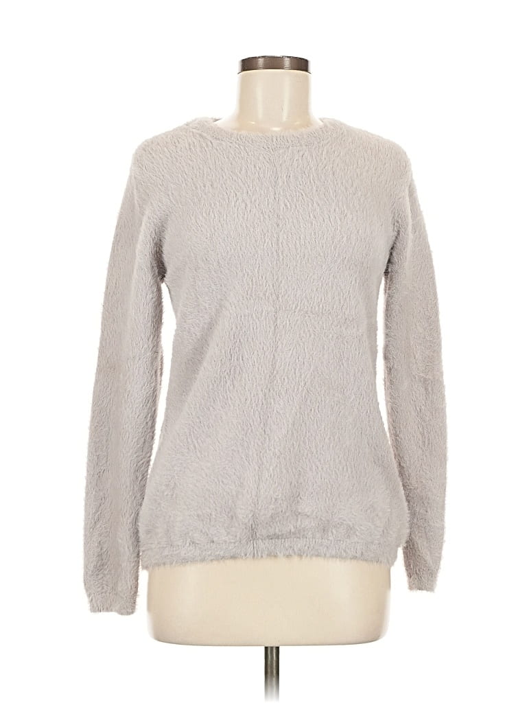 Pre-owned Ellen Tracy Pullover Sweater In Gray