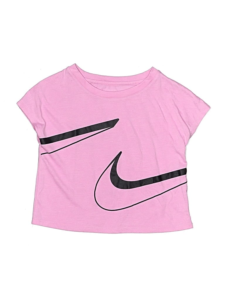 Pre-owned Nike Kids' Short Sleeve T-shirt In Pink