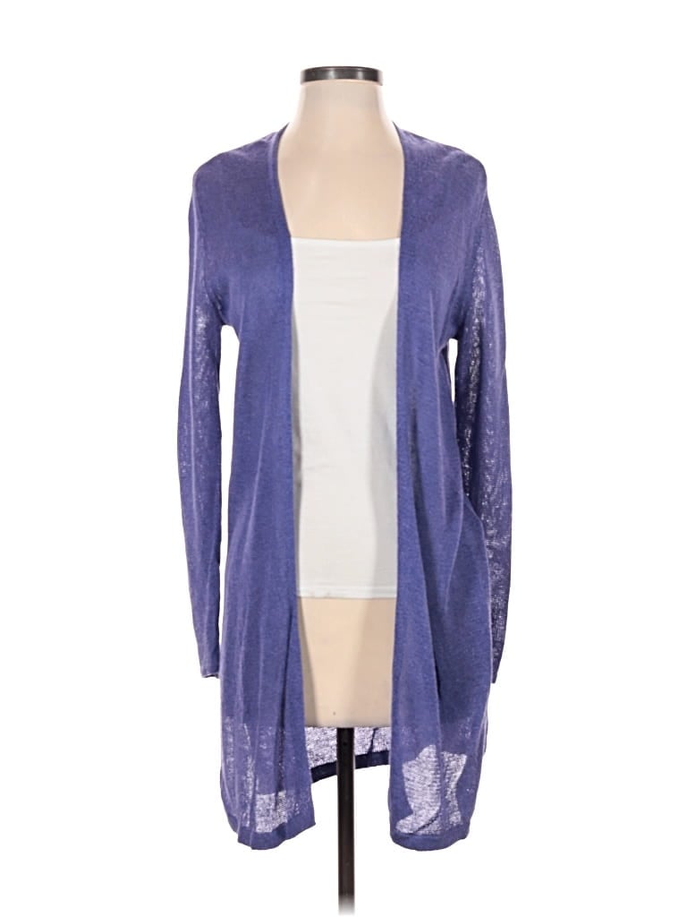 Pre-owned Jjill Cardigan Sweater In Purple