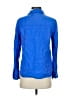 MNG Blue Long Sleeve Blouse Size 4 - photo 2
