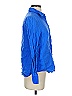 MNG Blue Long Sleeve Blouse Size 4 - photo 4