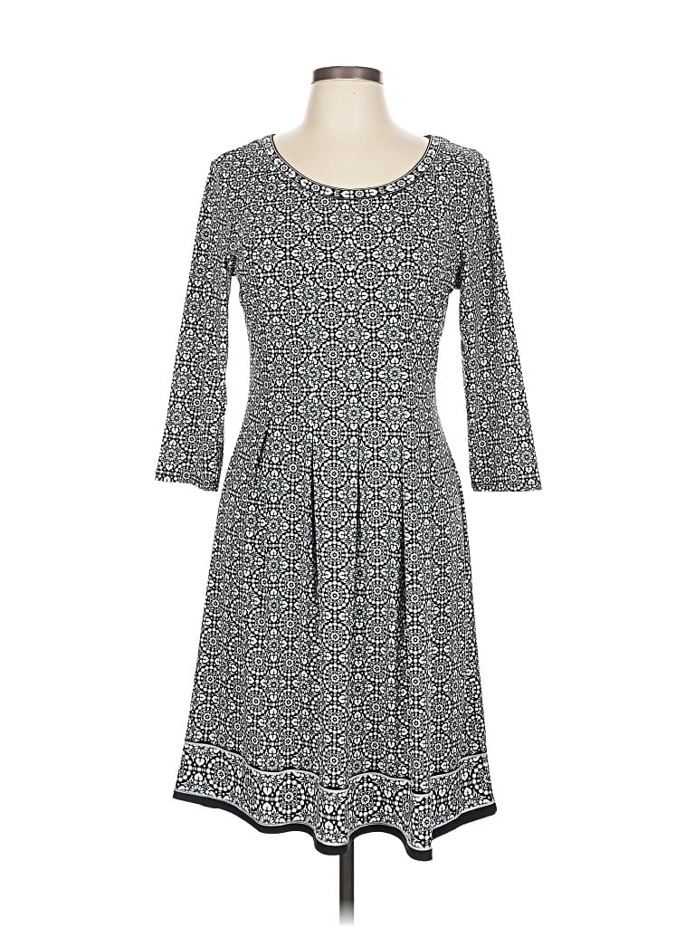 Pre-owned Max Studio Casual Dress In Gray
