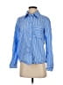 Lulus 100% Cotton Stripes Blue Long Sleeve Button-Down Shirt Size XS - photo 1