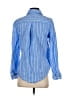Lulus 100% Cotton Stripes Blue Long Sleeve Button-Down Shirt Size XS - photo 2