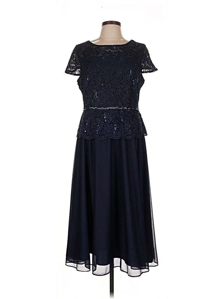 Pre-owned R & M Collection Cocktail Dress In Blue