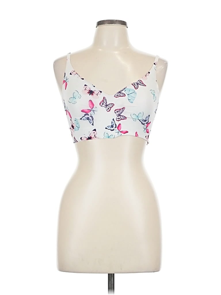 Pre-owned Unbranded Tank Top Pink Sweetheart Neckline Tops