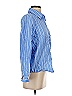 Lulus 100% Cotton Stripes Blue Long Sleeve Button-Down Shirt Size XS - photo 4