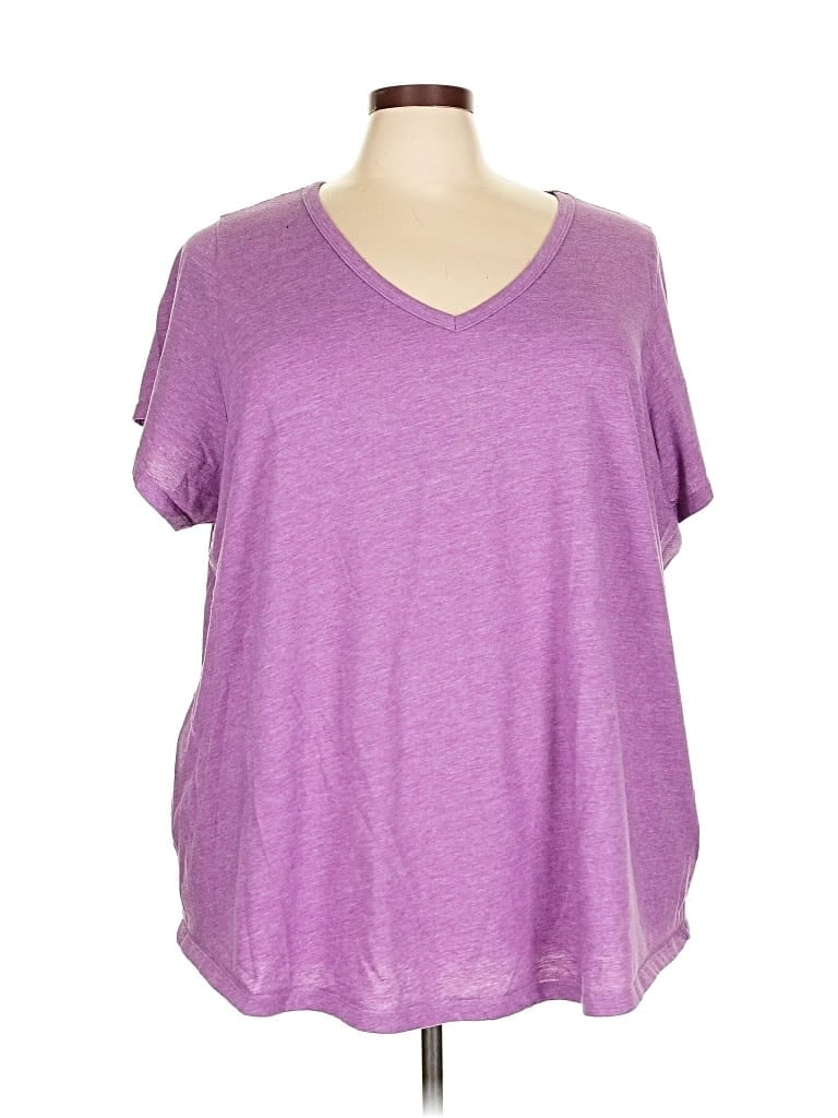 Pre-owned Torrid Short Sleeve T-shirt In Purple