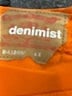 Denimist 100% Cotton Color Block Orange Jeans Size 25 waist - photo 7