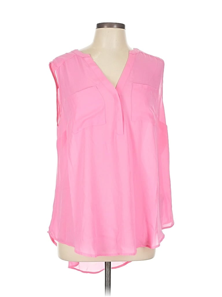 Pre-owned Torrid Sleeveless Blouse In Pink