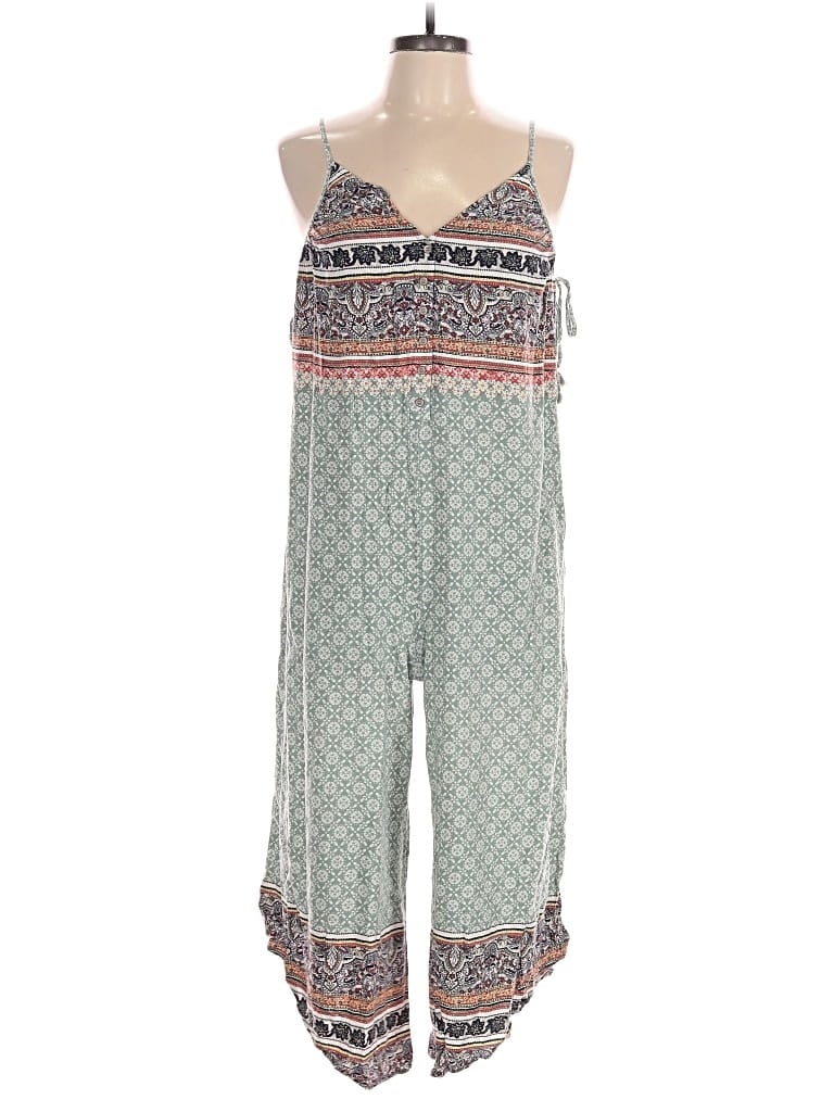 Pre-owned Eyeshadow Jumpsuit In Blue