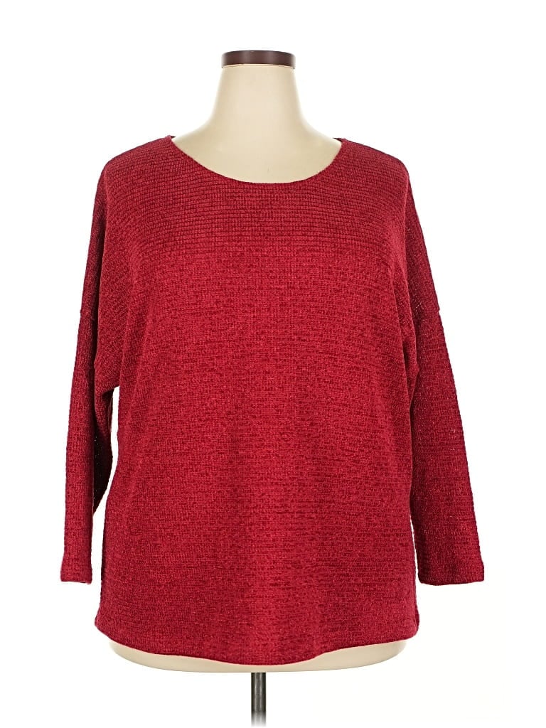 Pre-owned Chenault Pullover Sweater In Red