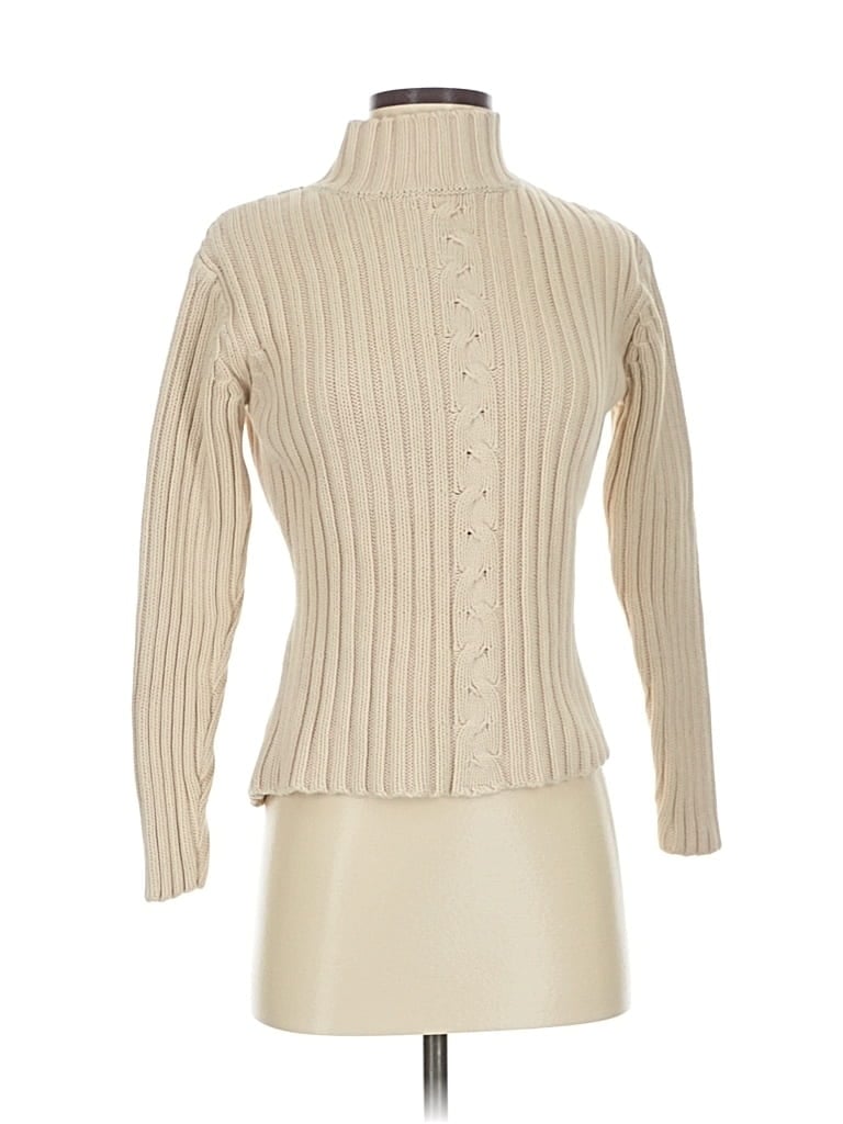 Pre-owned Pierre Cardin Turtleneck Sweater In Brown