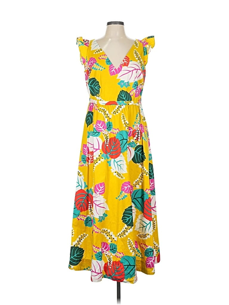 Pre-owned Boden Casual Dress In Yellow