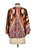 Assorted Brands 100% Silk Orange 3/4 Sleeve Silk Top Size XS - photo 2