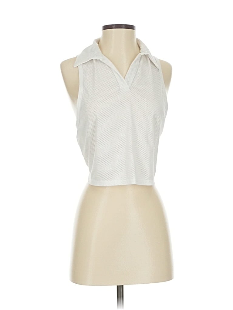 Pre-owned Alala Sleeveless Blouse In White