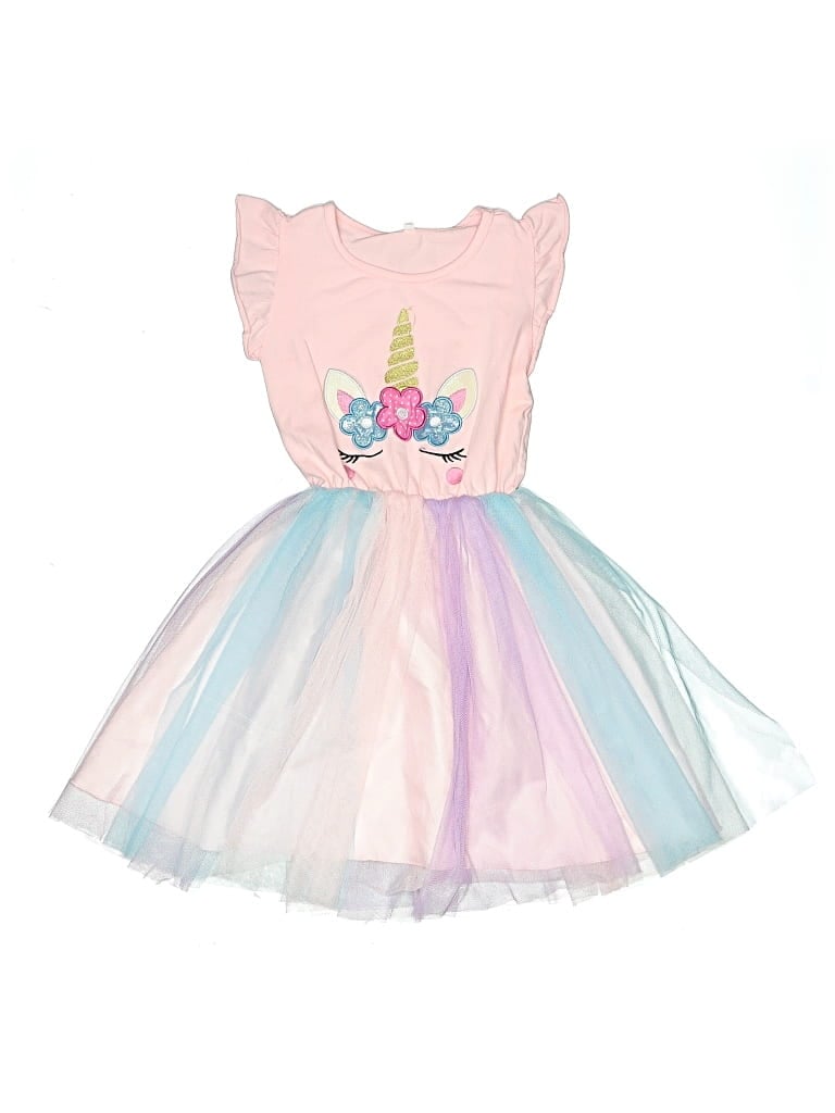Pre-owned Unbranded Kids' Dress In Pink