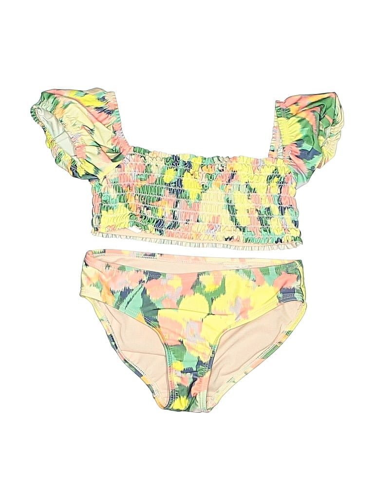 Pre-owned Gap Kids' Two Piece Swimsuit In Yellow