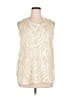 New Directions Ivory Sleeveless Blouse Size XL - photo 1