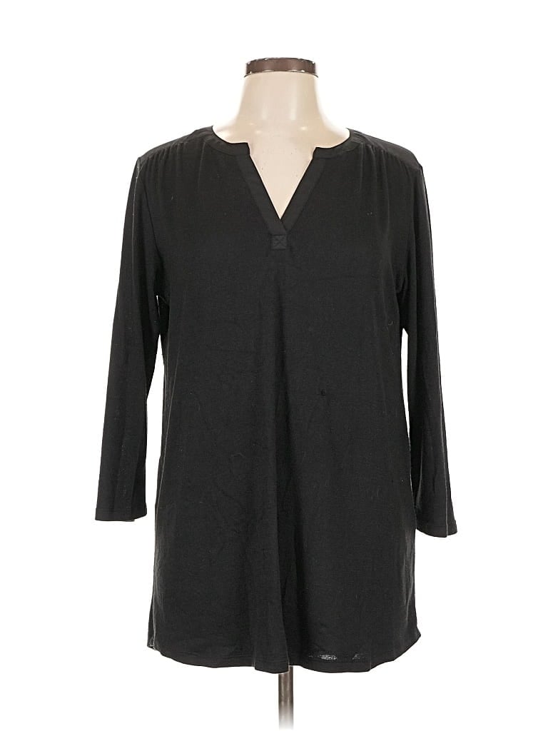 Pre-owned 41hawthorn 3/4 Sleeve T-shirt In Black