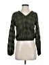 Express Green Long Sleeve Blouse Size XS - photo 1