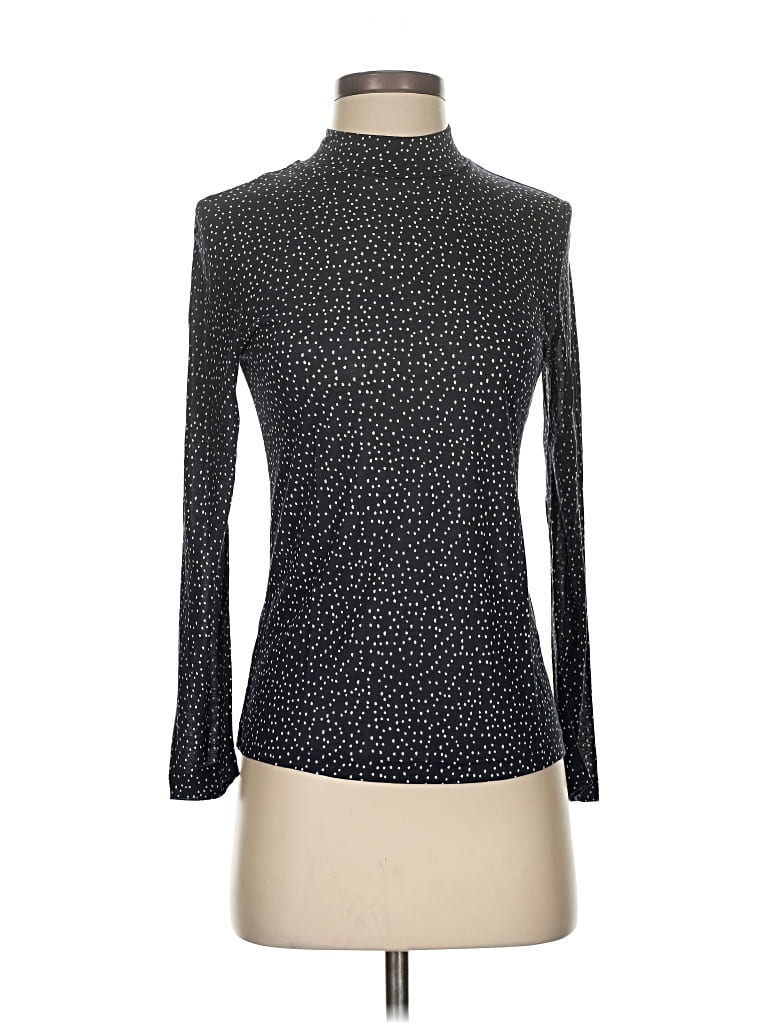 Pre-owned Vince Long Sleeve Turtleneck In Black