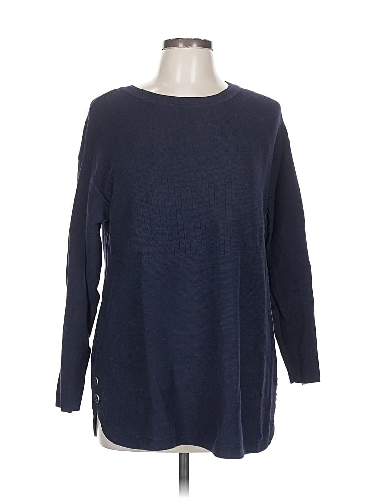Pre-owned Talbots Pullover Sweater In Blue