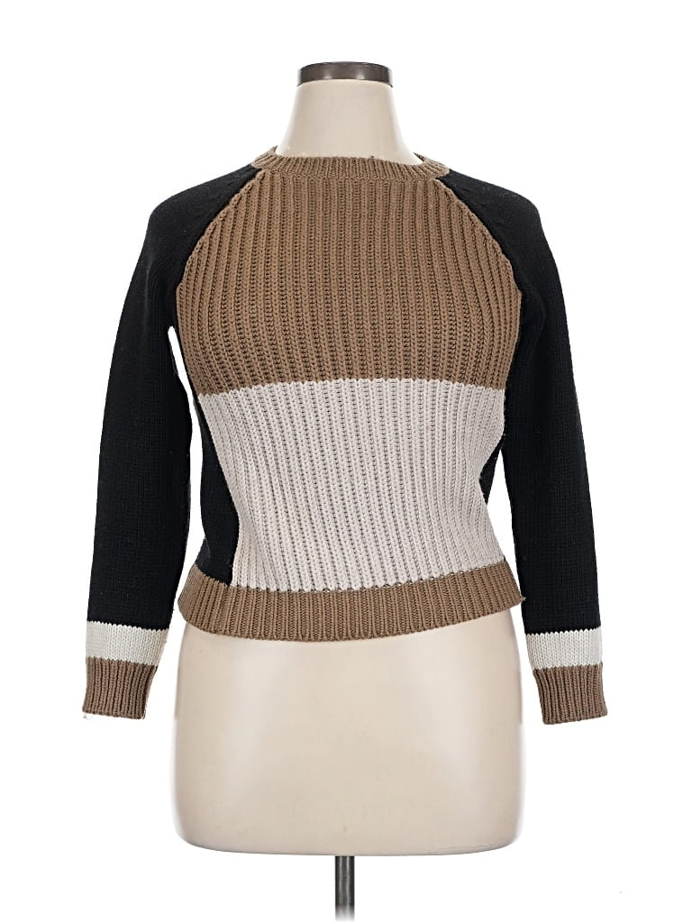 Pre-owned Weekend Max Mara Turtleneck Sweater In Brown