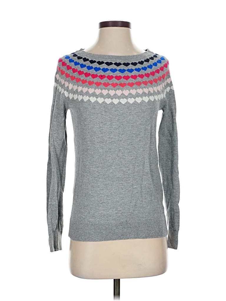 Pre-owned Talbots Pullover Sweater In Gray