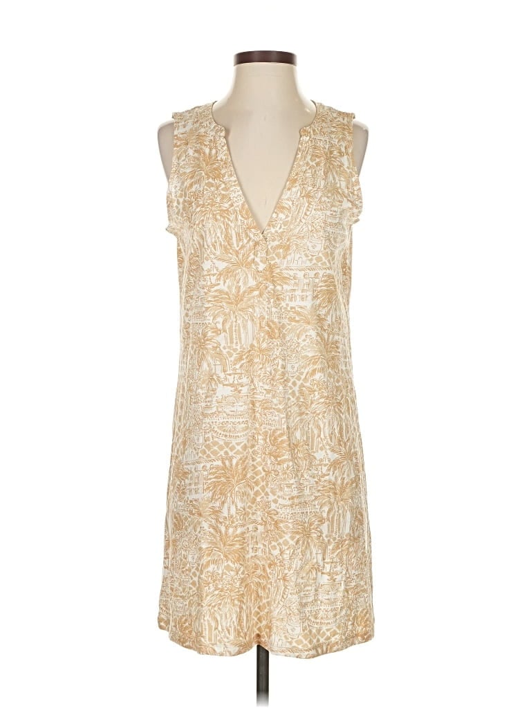 Pre-owned Lilly Pulitzer Cocktail Dress In Gold