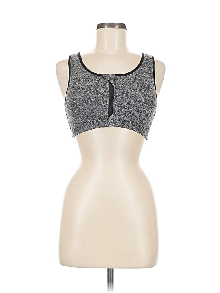 Pre-owned Unbranded Sports Bra In Gray