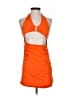 Assorted Brands Solid Orange Cocktail Dress Size S - photo 1