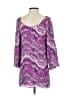 Parker Purple 3/4 Sleeve Blouse Size S - photo 2
