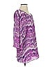 Parker Purple 3/4 Sleeve Blouse Size S - photo 4